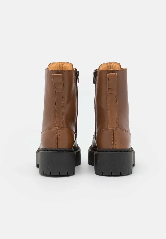Zign Bottines à Plateau - Cognac – Image 4