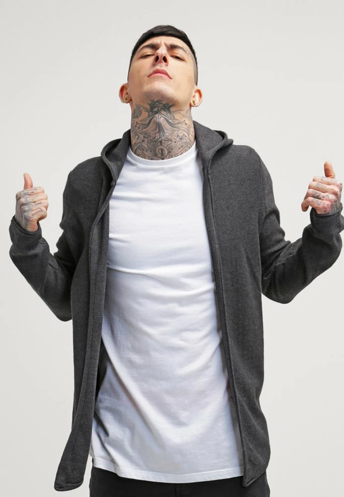 Zign Gilet - Mottled Dark Grey