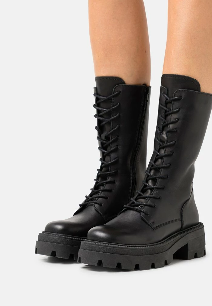 Zign Bottes à Plateau - Black