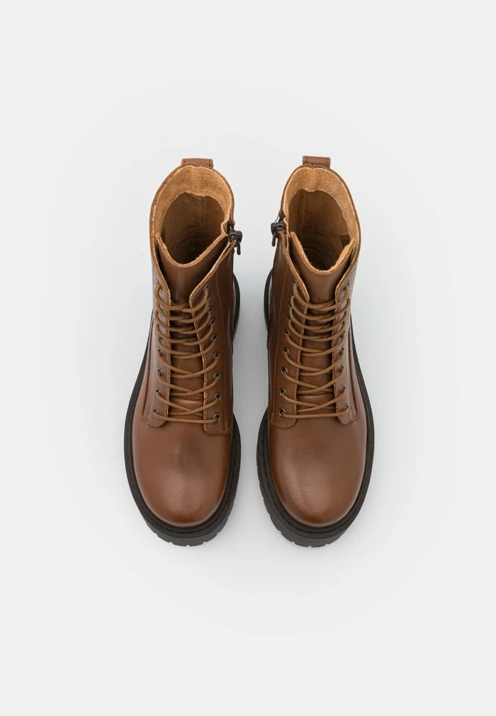 Zign Bottines à Plateau - Cognac – Image 6